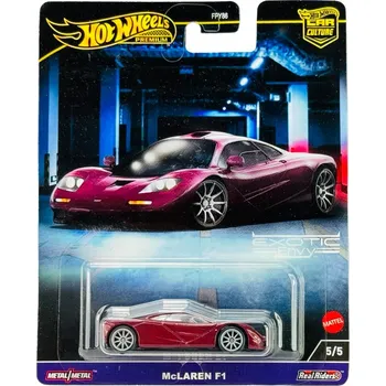 autíčko HOT WHEELS McLAREN F1 EXOTIC ENVY 5/5 HKC77 1:64 NOVÝ MODEL KOVOVÝ