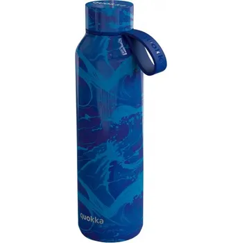 Termoska Quokka Solid, Nerezová láhev / termoska s poutkem Waves, 630ml, 40169