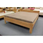 Buková postel Tina 2 - zvýšená Odstín moření: Antracit, Rozměr: 180x200