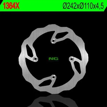 Brzda pro motocykl NG zadní brzdový kotouč TM 125/250/300/450/530 '06-'09 (242X110X4,5) (4X7MM) WAVE