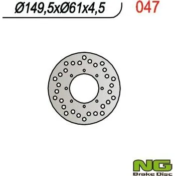 Brzda pro motocykl NG zadní brzdový kotouč POLARIS SPORTSMAN 400/500 '01-03, (149x61x4,5MM) (8X5,5MM)