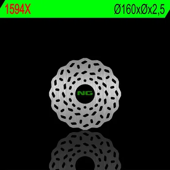Brzda pro motocykl NG zadní brzdový kotouč BETA EVO 125/200/250/300 09-18 (160X2,5MM) (4X6,0MM) WAVE