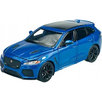 auto na autodráhu TAYUMO JAGUAR F-PACE MODRÝ 1:32 NOVÝ KOVOVÝ MODEL SVĚTLO 32110020