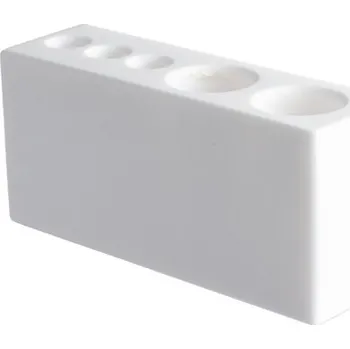 Zubní kartáček Stojánek na zubní a mezizubní kartáčky – bílý