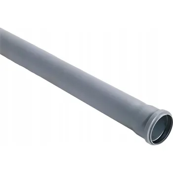Kanalizační potrubí TRUBKA ROURA 100 x 1500 mm ŠEDÁ HT