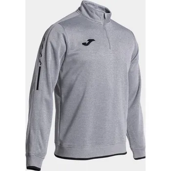 Pánská mikina JOMA OLIMPIADA MIKINA TRÉNINK 1/2 ZIP PÁNSKÁ - Šedá, Černá - velikost M
