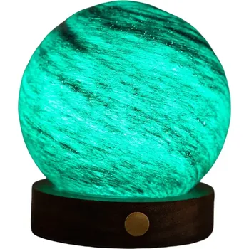 Dekorace Gingko Design AstraGlass Light S zelená barva G050M.SO 77X