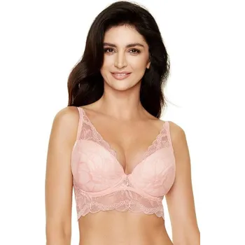 Podprsenka Krajková push-up podprsenka Charlize růžová 70F