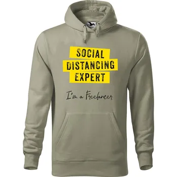 Pánská mikina Pánská mikina s potiskem Freelancer Velikost (muž): 3XL, Vyberte barvu: Světlá khaki