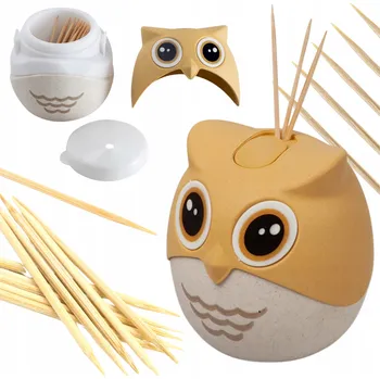 Obraz Dávkovač párátek Sova - 100 párátek, praktický a zábavný design