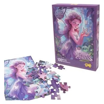 Puzzle Puzzle z brokatem księżniczka 100 elementów (pl, 2000, Askato)