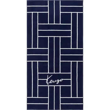 Ručník Bavlněný plážový ručník Kenzo KTATAMI Marine 90 x 170 cm tmavomodrá barva 1046229 59X, vel. ONE SIZE