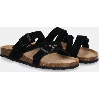 Dámské pantofle Semišové pantofle Answear.LAB dámské, černá barva TX.2411 99X, EUR 39