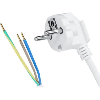 Napájecí kabel PF01 Flexo šňůra, 2m, 3 x 1mm2, bílá, Solight