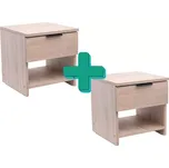 Noční stolky HAVANA (2 ks), dub sonoma