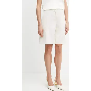 Dámské kraťasy Kraťasy Patrizia Pepe dámské, béžová barva, hladké, high waist, 2P1663 A563 2P1663.A563 01X, vel. 38