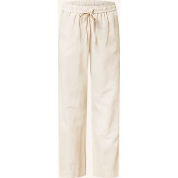 Neo Noir Dámské Marlene Kalhoty Sonar Se Lnem, béžová, 40