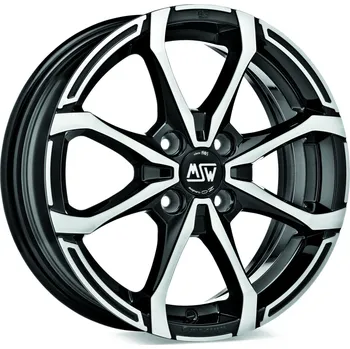Alu kolo Alu disk MSW AVANTGARDE MSW X4 7x16, 4x100, 60.1, ET37 GLOSS BLACK FULL POLISHED