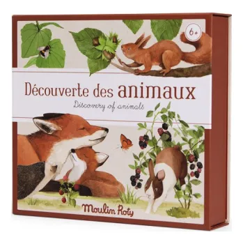 Francouzský jazyk Objevování zahradních zvířat Le Jardin du Moulin