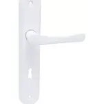 Dveřní kování MP KE - MICHAELA (Bílá), klika-klika, Otvor na cylidrickou vložku, MP BÍLÁ, 72 mm