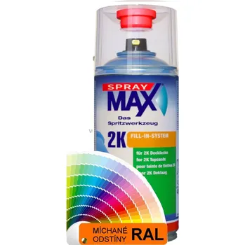 Barva ve spreji SPRAYMAX 2K Dvousložkový akrylátový sprej odstíny RAL - LESK 400ml - RAL 5002 ultramarínová