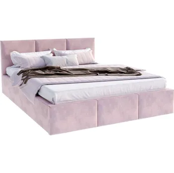 Postel Čalouněná postel FRESIA 120x200 s kovovým zdvižným roštem RŮŽOVÁ TRINITY