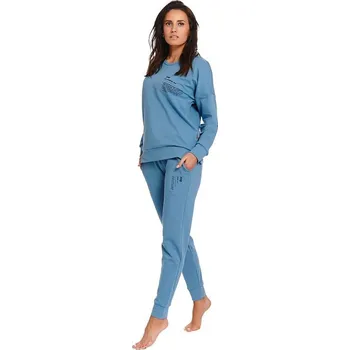 Dámské pyžamo Tepláková souprava Leona modrý M