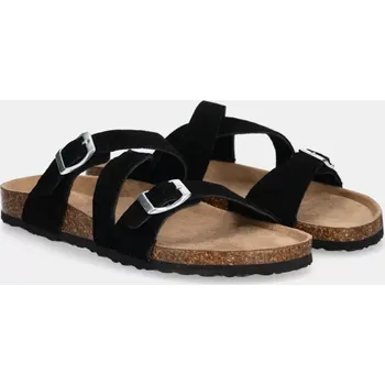 Dámské pantofle Semišové pantofle Answear.LAB dámské, černá barva TX.2417 99X, EUR 38