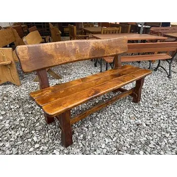 Zahradní sestava Zahradní lavice MO 101 - Brunat Prémium povrchová úprava brunat 150 cm