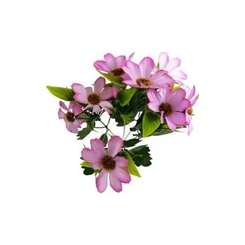 umělá květina Kosmos kytička fialková JH026 fialková