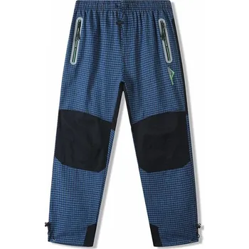 Chlapecké kalhoty OUTDOOROVÉ KALHOTY-PLÁTĚNÉ KOSTKÁČE FK7615 VELIKOSTI 134-164 Velikost: 146, Barva: Modrá