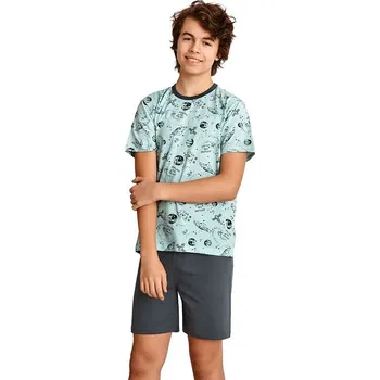 Chlapecké pyžamo Chlapecké pyžamo Max modré vesmír 116