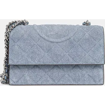 Kabelka Tory Burch Fleming modrá barva, 167750-426 167750.426 55J, vel. ONE SIZE