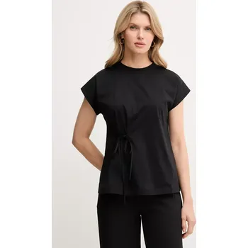 Pánské tričko Bavlněné tričko Marella TIMO 2513941052 černá 99X, vel. M