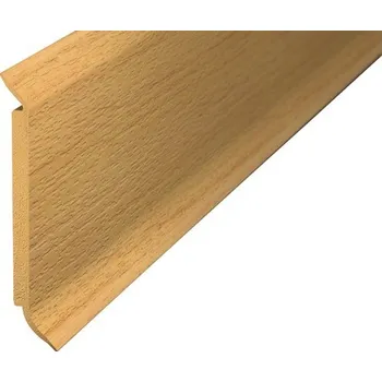 Podlahová lišta Soklová lišta s jádrem buk 60mm; 2,5m