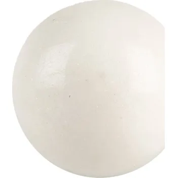 Dveřní kování Bílá kulatá keramická úchytka - Ø 3*3 cm / S4 cm