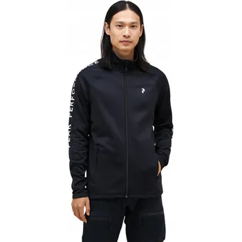Pánská mikina Mikina Peak Performance pánská Rider Zip Jacket černá - XL