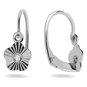 Náušnice iZlato IZ31551A bílé zlato