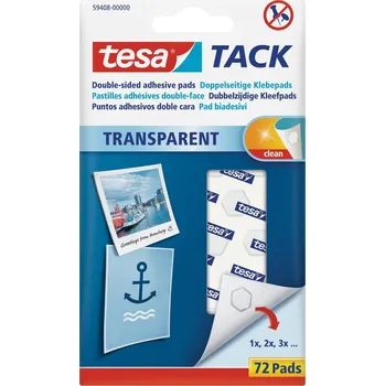 Lepicí páska Tesa Průhledné oboustranně lepicí polštářky