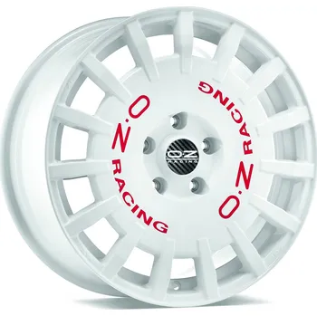 Alu kolo Alu disk OZ SPORT RALLY RACING 8x18, 5x114,3, 75, ET35 RACE WHITE RED LETTERING