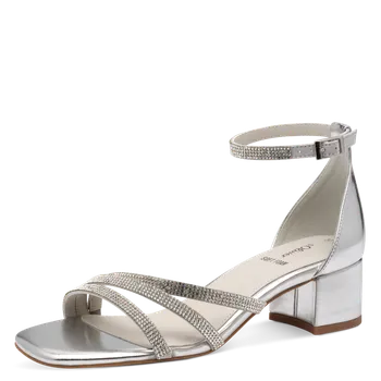 Dámské sandále DÁMSKÉ SANDÁLY S.OLIVER 5-28206-42 941 STŘÍBRNÁ Barva: STŘÍBRNÁ, Velikost: 36