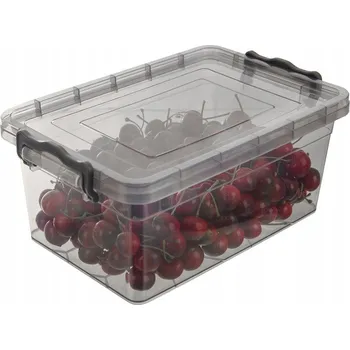 Dóza na potraviny Úložný BOX S KLIPSY univerzální kuchyňský na potraviny 3L