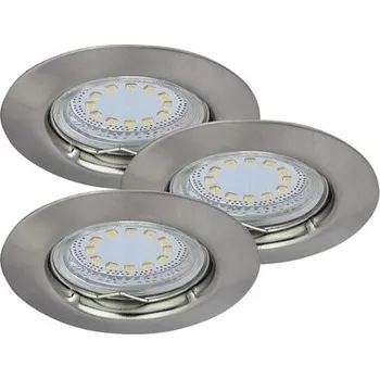 Bodové svítidlo Stropní bodové svítidlo zapuštěné Rabalux 3 W GU10 5 cm stříbrné