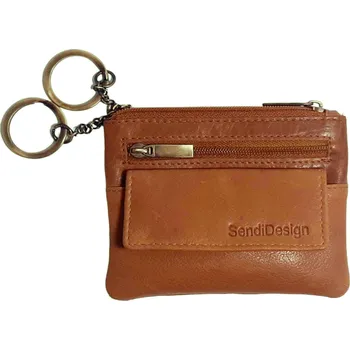 Sendi Design T-742 kožená klíčenka cognac