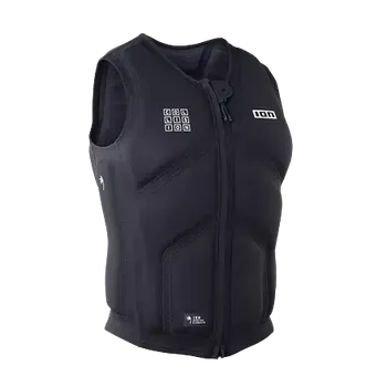 Neoprenový oblek vesta ION Collision Core Front Zip men BLACK velikost neoprenů a trapézů 48/S
