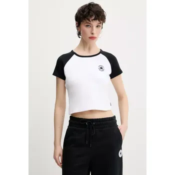 Pánské tričko Tričko Converse 10027396.A01 bílá 00X, vel. XS