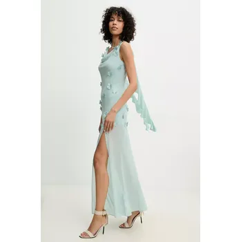 Dámské oblečení Šaty Rotate 113904305 tyrkysová 60X, vel. 40