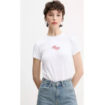 Pánské tričko Tričko Karl Lagerfeld Jeans A2W17027 bílá 00X, vel. XS
