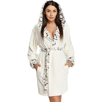 Dámský župan Dámský župan Malia ecru medvídci L