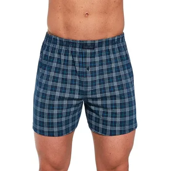 Trenýrky Pánské trenýrky Comfort 2252 modré káro L